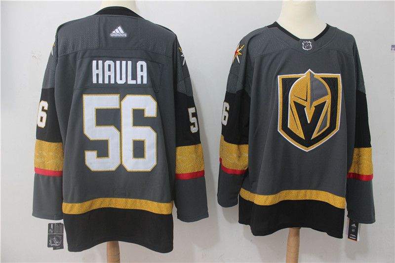Men Vegas Golden Knights 56 Haula Fanatics Branded Breakaway Home Black Adidas NHL Jersey